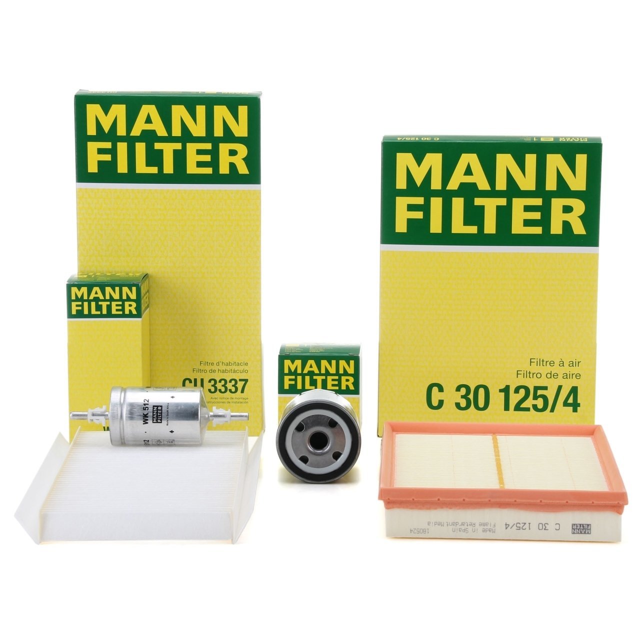 Opel Corsa C 1.4 Z14XE Ecotec Motor Periyodik Bakım Seti Mann Marka Malzeme