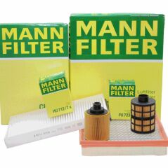 Opel Astra H 1.3 Dizel Periyodik Bakım Seti (Ufi Tip Yağ Filtreli)  Mann Marka C30130/2 - CU3054 - HU712/7X - PU723X