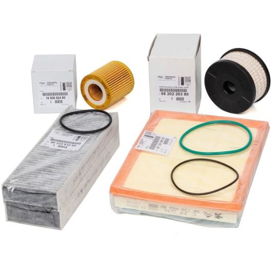 Peugeot 2008 1.5 Bluehdi Periyodik Yağ Bakım Filtre Seti Orjinal Psa Marka 9833351080 - 9813908880 - 9820226380 - 1680682480