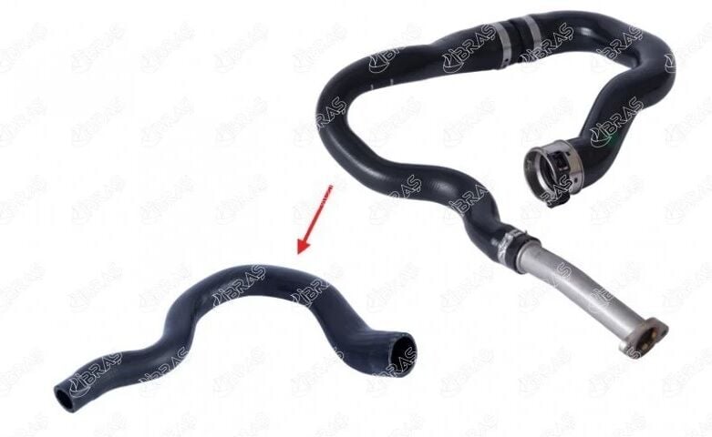 Opel Corsa D (A13DTE) Sol Turbo Hortum Ek Borusu İbraş Marka 835271