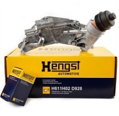 Opel Astra H 1.6 (XER) Yağ Soğutucusu Komple Hengst Marka H611H02D928 - 25199751
