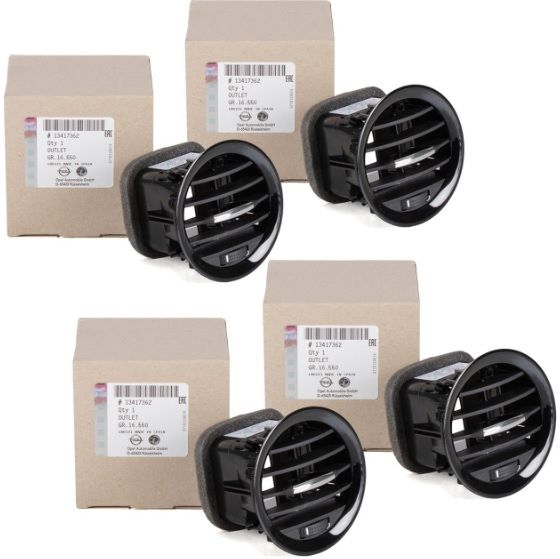 Opel Corsa D Havalandırma Muzulu Kromajlı Dört Adet Orjinal Gm Marka 2201098 - 13417362