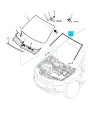Chevrolet Captiva Ön Cam Lastiği Orjinal Gm Marka 96622306