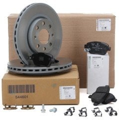 Opel Corsa D Ön Fren Disk Balata Takımı Orjinal Gm Marka 93169288
