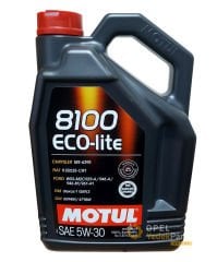 Motul 8100 Eco-lite 5W30 Dexos1 Gen3 5 Litre Motor Yağı