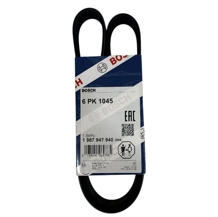 Opel Corsa F 1.2 Benzinli Motor V Kayışı Bosch Marka 6PK1045 - 1987947940