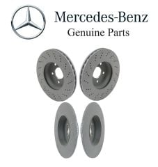 Mercedes Benz W204 C180 BlueEFFICIENCY Ön ve Arka Disk Takımı Orjinal Malzeme