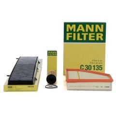 Bmw E90 Kasa 320d N47 Periyodik Bakım Filtre Seti Mann Marka HU6004X - C30135 - CUK8430