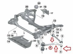 Bmw 3 Serisi F30 Kasa Ön Sağ Üst Salıncak Kolu Lemförder Marka 3694001 - 31126855742