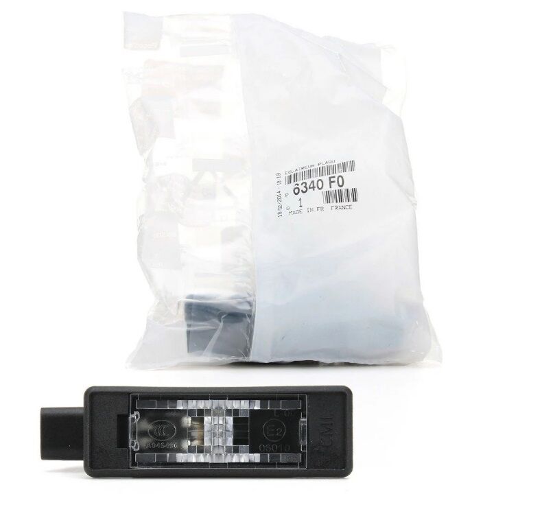 Peugeot 207 - 208 - 301 - 307 - 308 - 508 - 3008 Plaka Lambası Orjinal Psa Marka 6340.F0