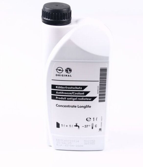 Opel Mavi Organik 1 Litre Antifiriz Orjinal Gm Marka 95599870