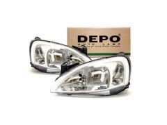 Opel Corsa C Sağ Far DEPO 1216139