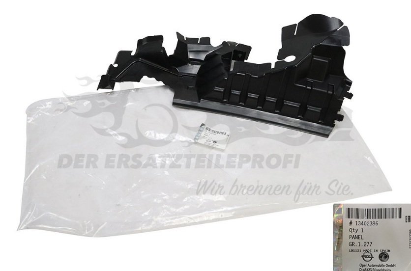 Opel Corsa E Radyatör Sol Hava Yönlendirme Paneli ( Yan Bakaliti) Orjinal Gm Marka 13402386