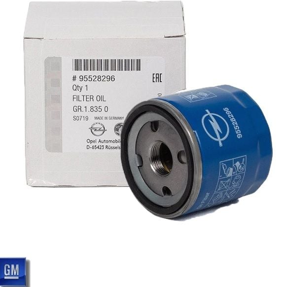 Opel Astra K 1.0 / 1.4 / 1.5 Benzinli Motor Yağ Filtresi Orjinal Gm Marka 650237 - 95528296
