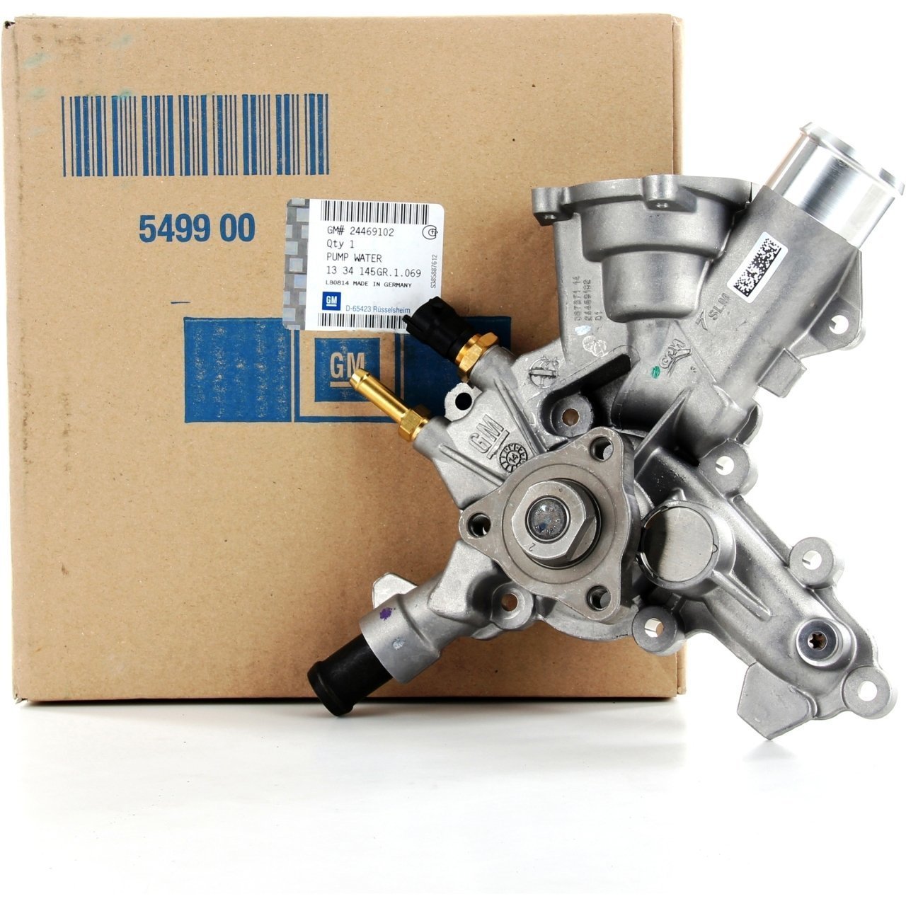 Opel Corsa D Z12XEP Z14XEP Devirdaim Su Pompası Orjinal GM 1334145 - 24469102